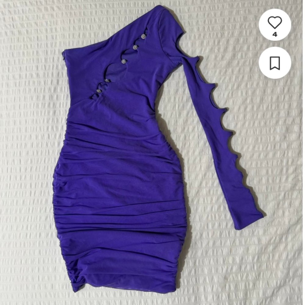 one shoulder bodycon dress